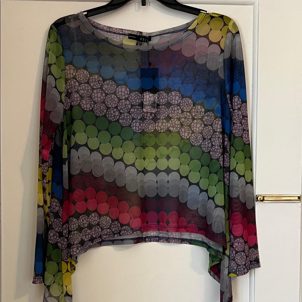 Chic Multicolor Women's Blouse by Kozan